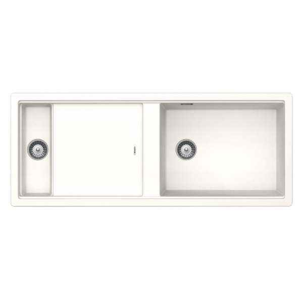 PILETA ALEMANA PREPSTATION D-150 - POLARIS (BLANCO TIZA) - 114 x 46 cm