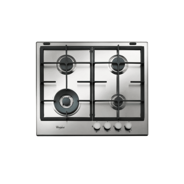 ANAFE A GAS WHIRLPOOL INOX 60CM (WGMA6422IX)