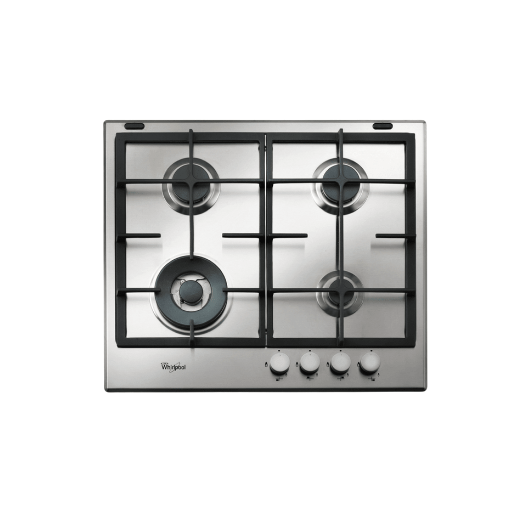 ANAFE A GAS WHIRLPOOL INOX 60CM (WGMA6422IX)
