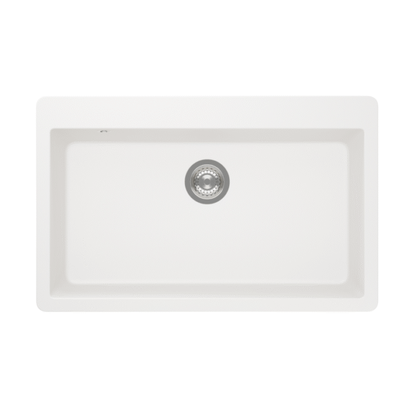 Bacha de cocina pileta alemana Schock Montano N-100 XL blanco