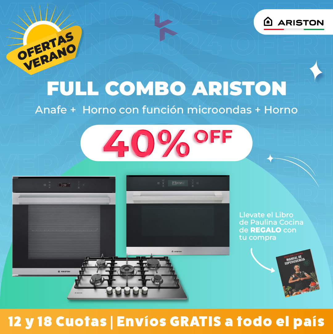 Horno Combinado Con Funcion Microondas Ariston F096679