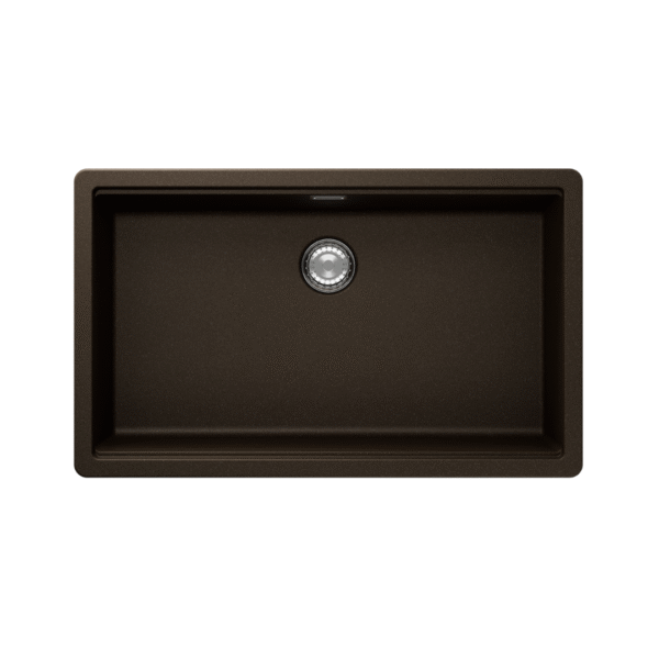 Bacha de cocina pileta alemana Schock Greenwich N-100 XL color bronce (75 x 45,5 cm)