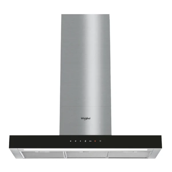 Campana Whirlpool DE PARED 90CM NEGRO INOX- TBOX WAE90RPIM