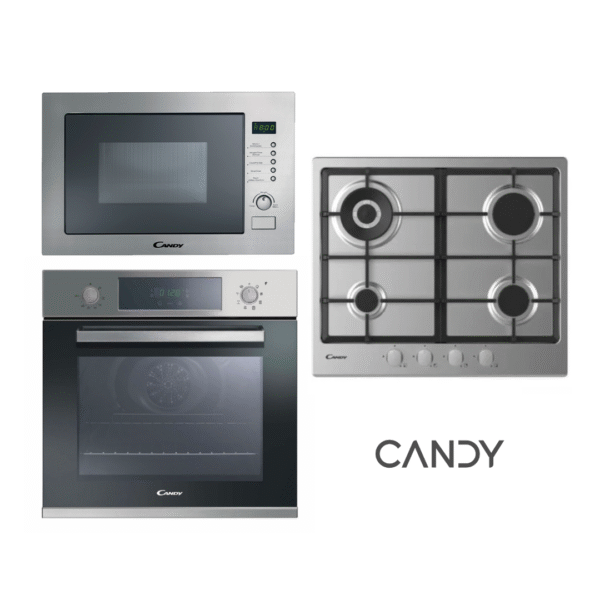 Combo Candy Horno eléctrico + Anafe a gas + Microondas
