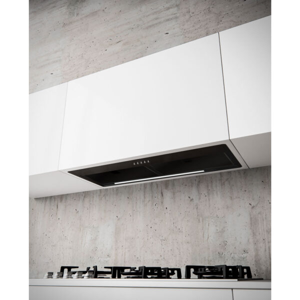 Campana  embutida italiana Sirius SM 923-L 85CM negra