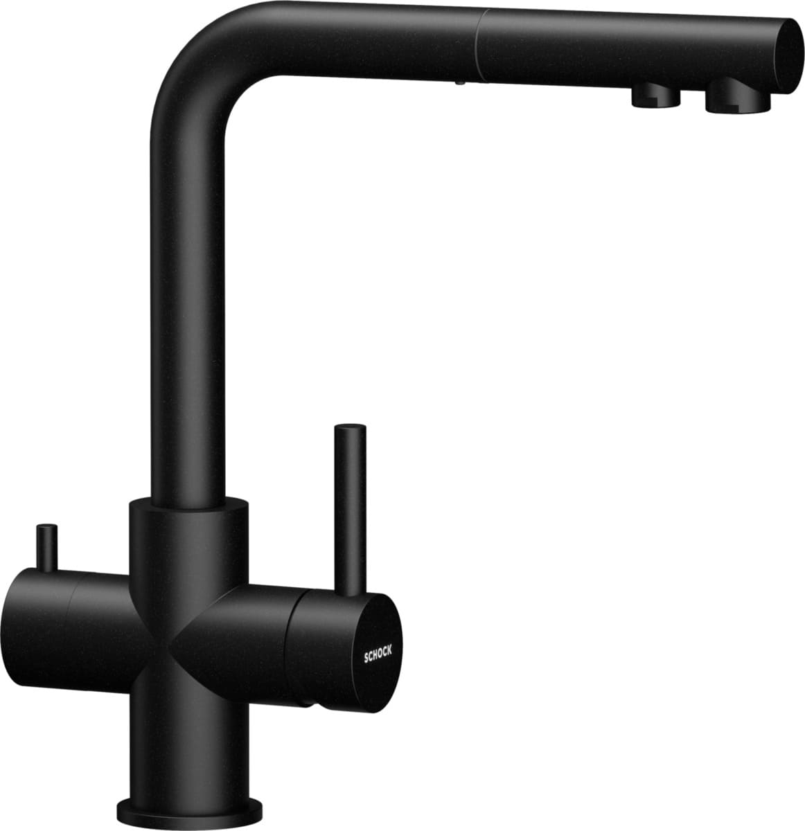 Grifería Vitus Pull-out negra