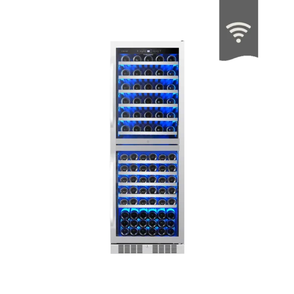 Cava Winefroz Luxury Edition / Wifi / 128 botellas – doble temperatura / WMN142D