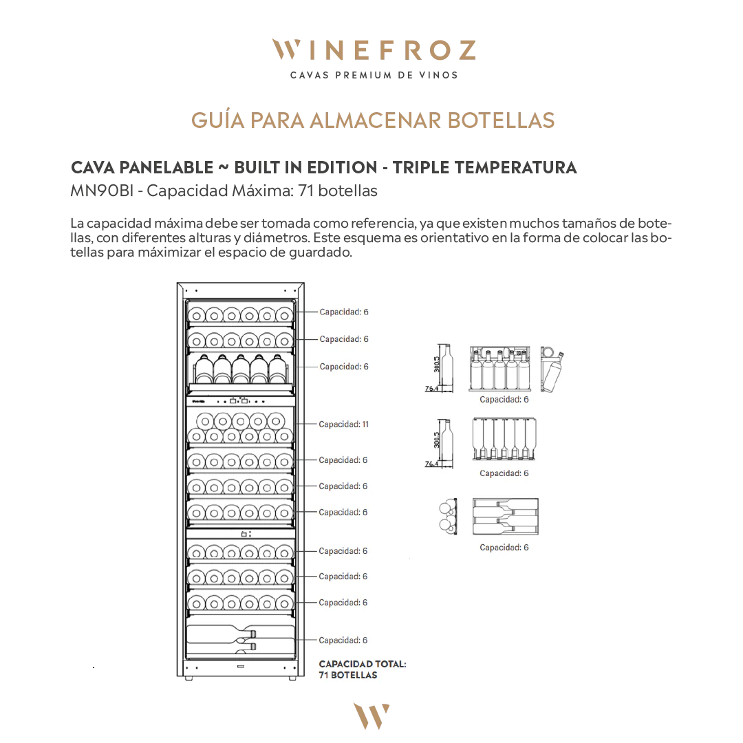 Cava panelable Winefrox 7