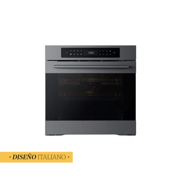 Horno Eléctrico Empotrable Vondom Pirolítico Con Air Fry 60cm / 81L TNC60MIBS