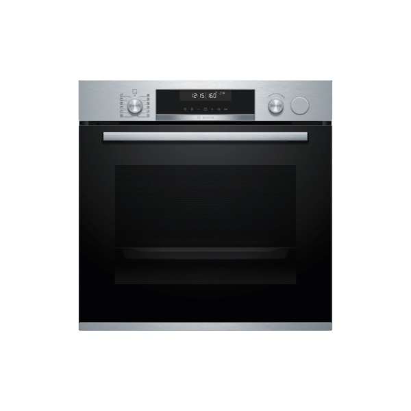 Horno empotrable Bosch 71lts con Vapor Serie 6 Inox/Negro HRG5785S6
