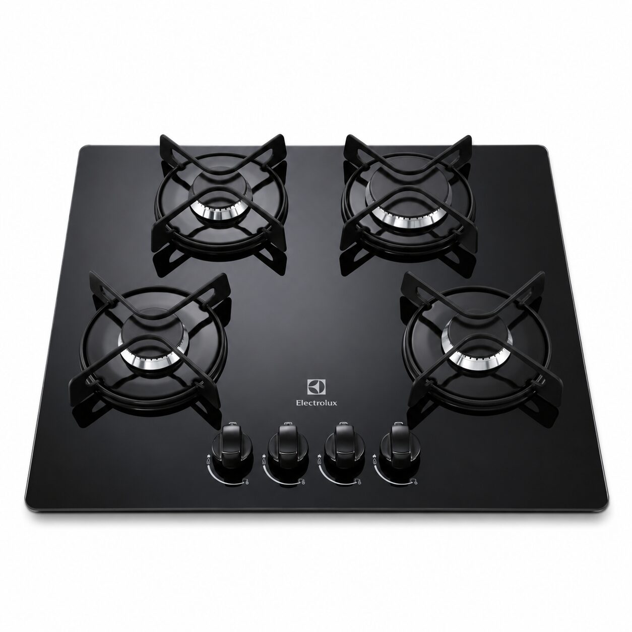 Anafe a gas Electrolux 4 hornallas – Cristal negro – GC60M