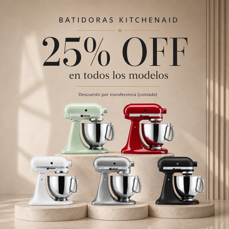 Descuento en todas las batidoras KitchenAid Descuento en todas las batidoras KitchenAid