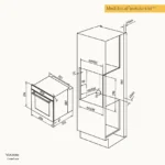 Horno a Gas Empotrable VONDOM - 60 cm/ 81 Litros/ TNC60GAS - Thumbnail Image 6