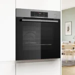 Horno Eléctrico Empotrable Bosch Serie 4 HRG572ES3 71 Litros con Vapor, Air Fry y Limpieza Pirolítica – Inox