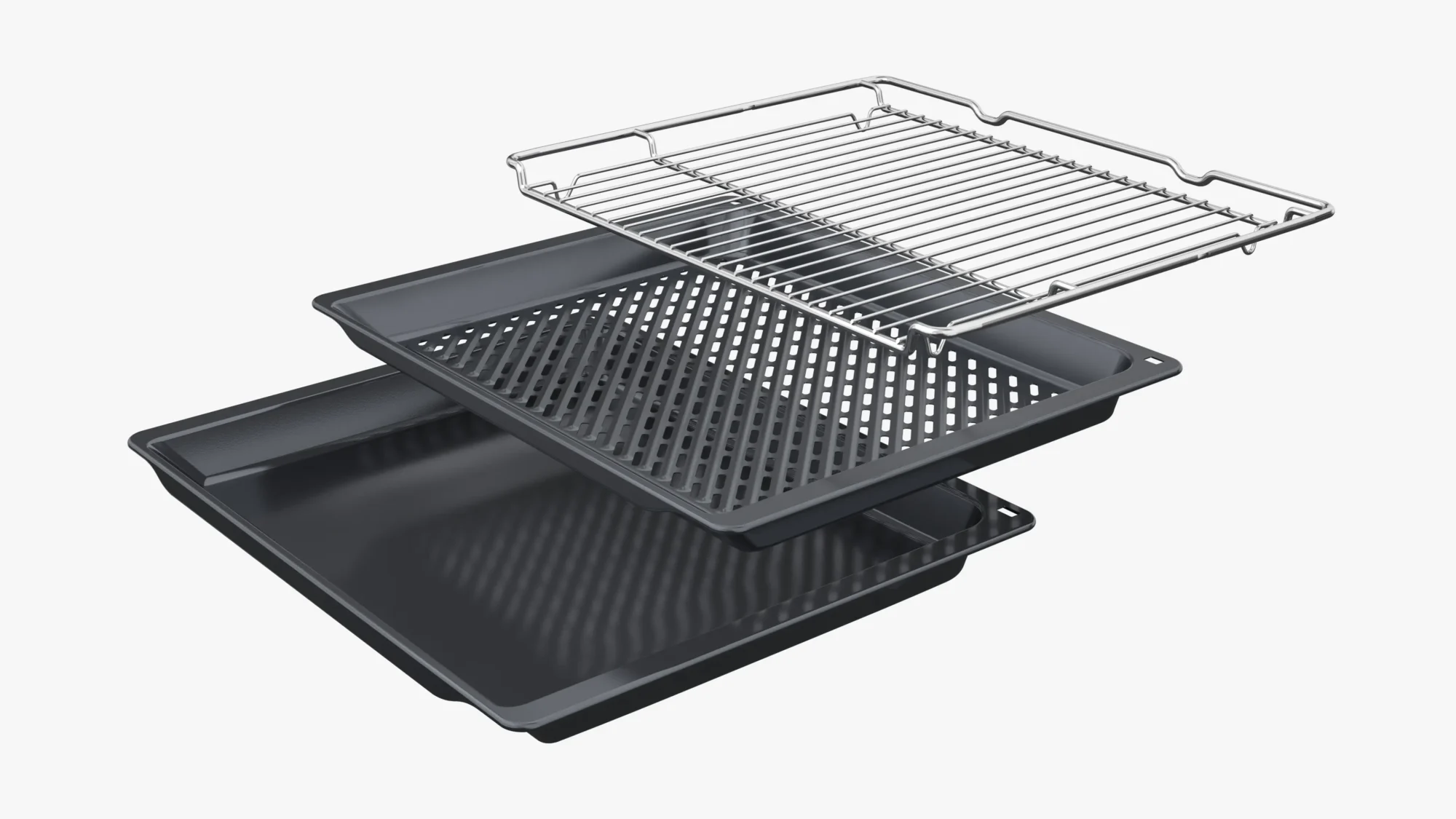 Horno Eléctrico Empotrable Bosch Serie 4 HRG572ES3 71 Litros con Vapor, Air Fry y Limpieza Pirolítica – Inox